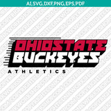 Ohio State Buckeyes Logo SVG Bundle | NCAA College Vector Cricut