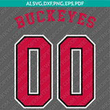 Ohio State Buckeyes Logo SVG Bundle | NCAA College Vector Cricut