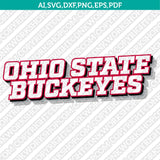 Ohio State Buckeyes Logo SVG Bundle | NCAA College Vector Cricut