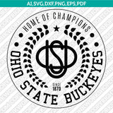 Ohio State Buckeyes Logo SVG Bundle | NCAA College Vector Cricut
