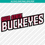 Ohio State Buckeyes Logo SVG Bundle | NCAA College Vector Cricut