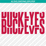 Ohio State Buckeyes Logo SVG Bundle | NCAA College Vector Cricut