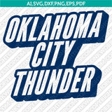Oklahoma City Thunder Logo SVG