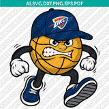 Oklahoma City Thunder Logo SVG | NBA Basketball Vector Cricut Silhouette
