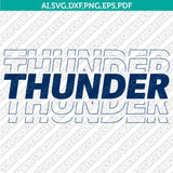Oklahoma City Thunder Logo SVG
