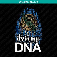 Oklahoma Flag It’s In My DNA Fingerprint SVG Silhouette Cameo Cricut Cut File Vector Png Eps Dxf
