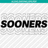 Oklahoma Sooners Logo SVG Bundle | NCAA College Vector Cricut