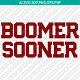 Oklahoma Sooners Logo SVG Bundle | NCAA College Vector Cricut