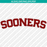 Oklahoma Sooners Logo SVG Bundle | NCAA College Vector Cricut