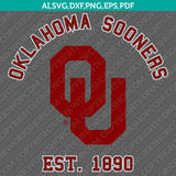 Oklahoma Sooners Logo SVG Bundle | NCAA College Vector Cricut