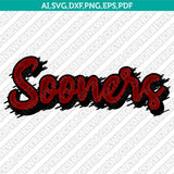 Oklahoma Sooners Logo SVG Bundle | NCAA College Vector Cricut