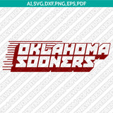 Oklahoma Sooners Logo SVG Bundle | NCAA College Vector Cricut