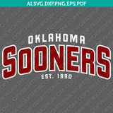 Oklahoma Sooners Logo SVG Bundle | NCAA College Vector Cricut
