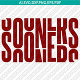 Oklahoma Sooners Logo SVG Bundle | NCAA College Vector Cricut