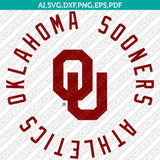 Oklahoma Sooners Logo SVG Bundle | NCAA College Vector Cricut
