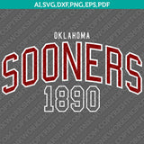 Oklahoma Sooners Logo SVG Bundle | NCAA College Vector Cricut