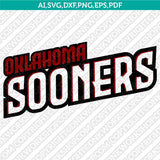 Oklahoma Sooners Logo SVG Bundle | NCAA College Vector Cricut