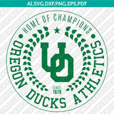 Oregon Ducks Logo SVG Bundle | NCAA College Vector Cricut
