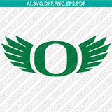 Oregon Ducks Logo SVG Bundle | NCAA College Vector Cricut
