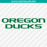 Oregon Ducks Logo SVG Bundle | NCAA College Vector Cricut