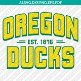 Oregon Ducks Logo SVG Bundle | NCAA College Vector Cricut