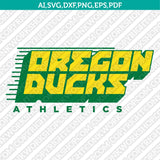 Oregon Ducks Logo SVG Bundle | NCAA College Vector Cricut
