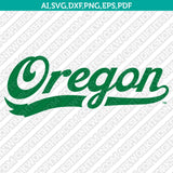 Oregon Ducks Logo SVG Bundle | NCAA College Vector Cricut
