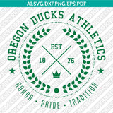 Oregon Ducks Logo SVG Bundle | NCAA College Vector Cricut