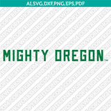 Oregon Ducks Logo SVG Bundle | NCAA College Vector Cricut