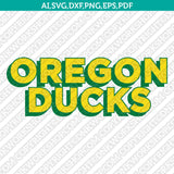 Oregon Ducks Logo SVG Bundle | NCAA College Vector Cricut