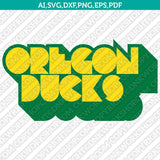Oregon Ducks Logo SVG Bundle | NCAA College Vector Cricut