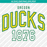 Oregon Ducks Logo SVG Bundle | NCAA College Vector Cricut