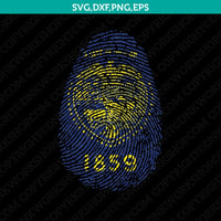 Oregon Flag It’s In My DNA Fingerprint SVG Silhouette Cameo Cricut Cut File Vector Png Eps Dxf