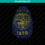 Oregon Flag It’s In My DNA Fingerprint SVG Silhouette Cameo Cricut Cut File Vector Png Eps Dxf