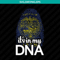 Oregon Flag It’s In My DNA Fingerprint SVG Silhouette Cameo Cricut Cut File Vector Png Eps Dxf