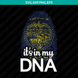 Oregon Flag It’s In My DNA Fingerprint SVG Silhouette Cameo Cricut Cut File Vector Png Eps Dxf