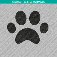 Dog Paw Print Embroidery Design Animal - 5 Sizes - INSTANT DOWNLOAD
