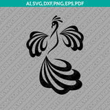 Peacock SVG Cut File Cricut Silhouette Cameo Clipart Png Eps Dxf Vector