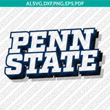 Penn State Nittany Lions Logo SVG Bundle | NCAA College Vector Cricut