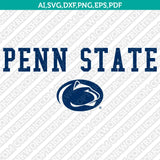 Penn State Nittany Lions Logo SVG Bundle | NCAA College Vector Cricut