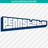 Penn State Nittany Lions Logo SVG Bundle | NCAA College Vector Cricut