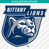 Penn State Nittany Lions Logo SVG Bundle | NCAA College Vector Cricut