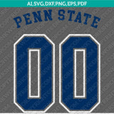 Penn State Nittany Lions Logo SVG Bundle | NCAA College Vector Cricut
