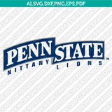 Penn State Nittany Lions Logo SVG Bundle | NCAA College Vector Cricut