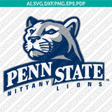 Penn State Nittany Lions Logo SVG Bundle | NCAA College Vector Cricut