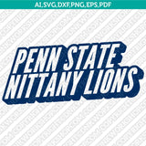Penn State Nittany Lions Logo SVG Bundle | NCAA College Vector Cricut