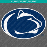 Penn State Nittany Lions Logo SVG Bundle | NCAA College Vector Cricut