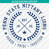 Penn State Nittany Lions Logo SVG Bundle | NCAA College Vector Cricut