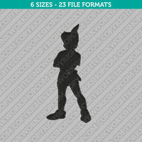 Disney Peter Pan Machine Embroidery Design Superhero - 5 Sizes - INSTANT DOWNLOAD