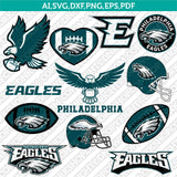 Philadelphia Eagles SVG Bundle – NFL Football Logo Vector Cricut